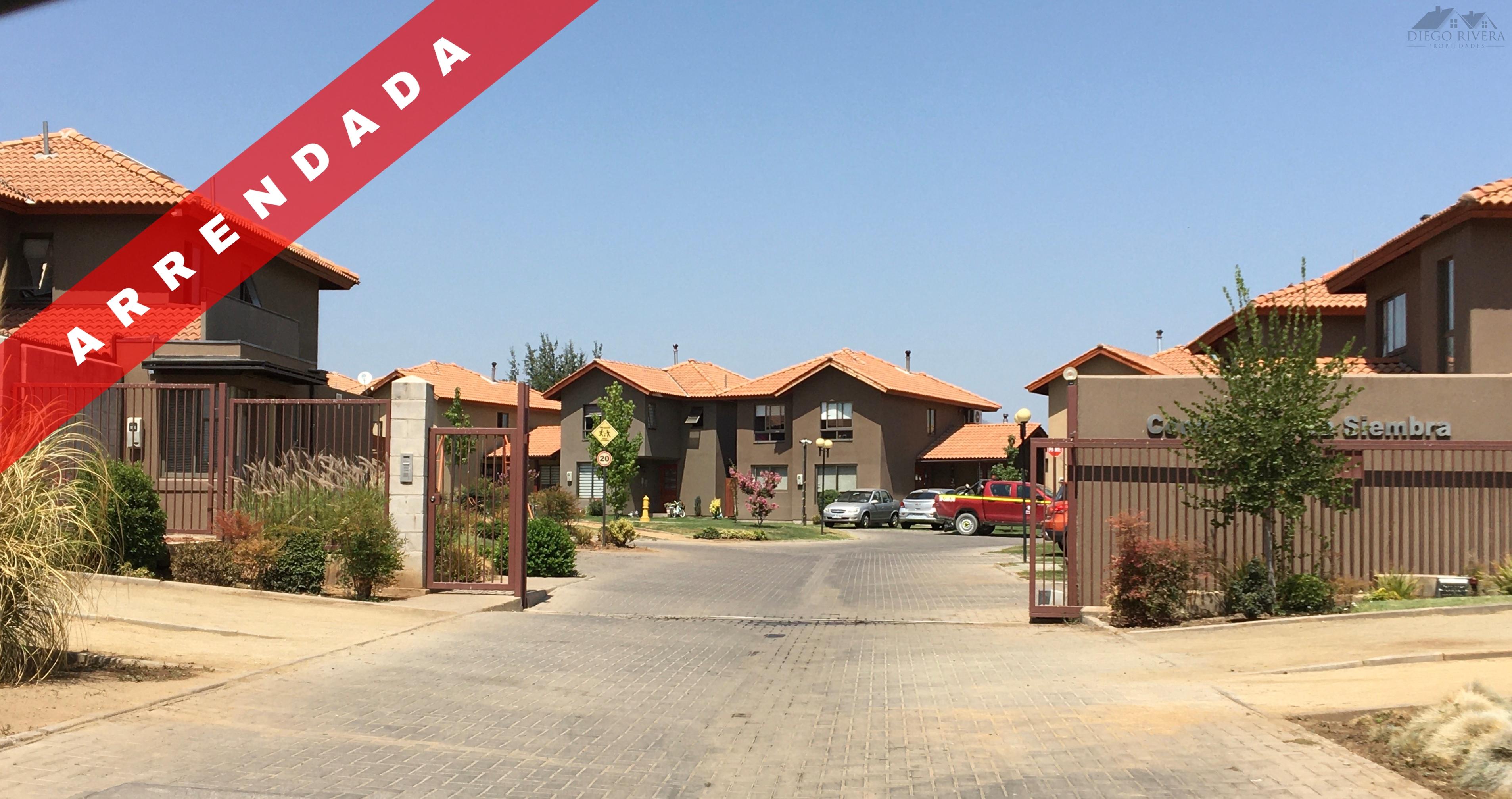 Arriendo Casa Condominio La Siembra Machalí